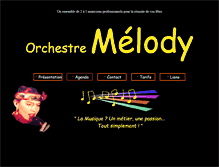 Tablet Screenshot of orchestremelody.com